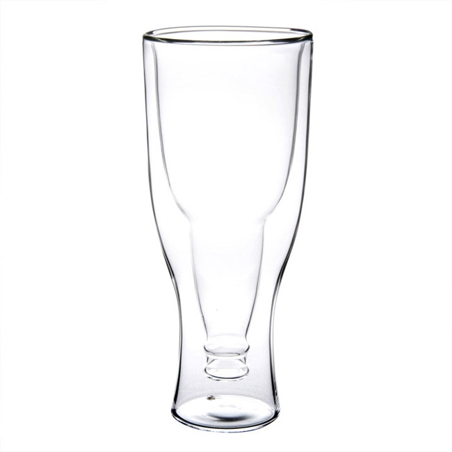 Double wall glass cups