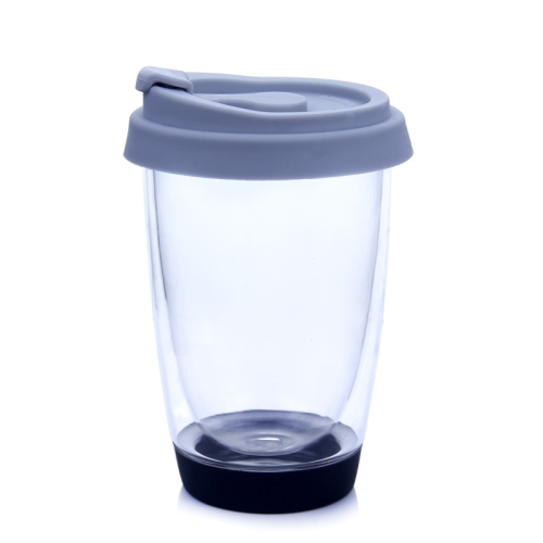 Double wall glass cups