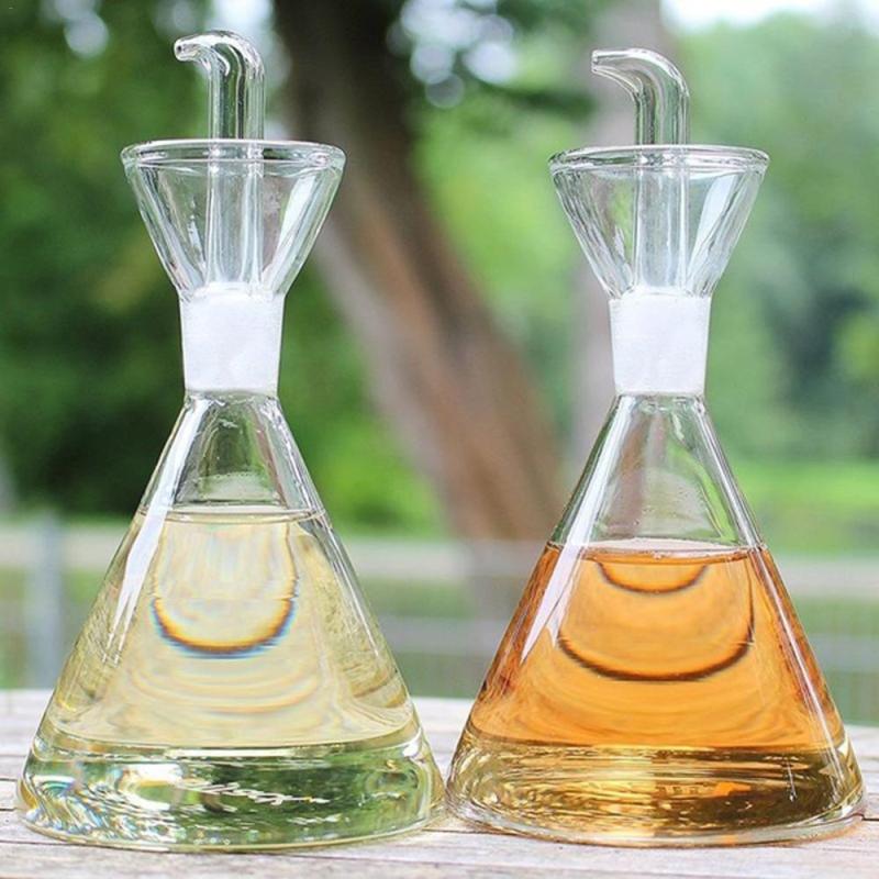 glass oil & vinegar bottles