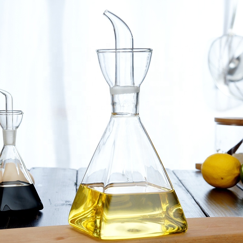 glass oil & vinegar bottles
