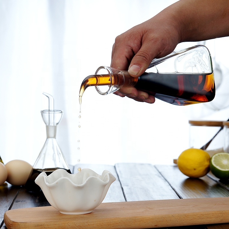 glass oil & vinegar bottles
