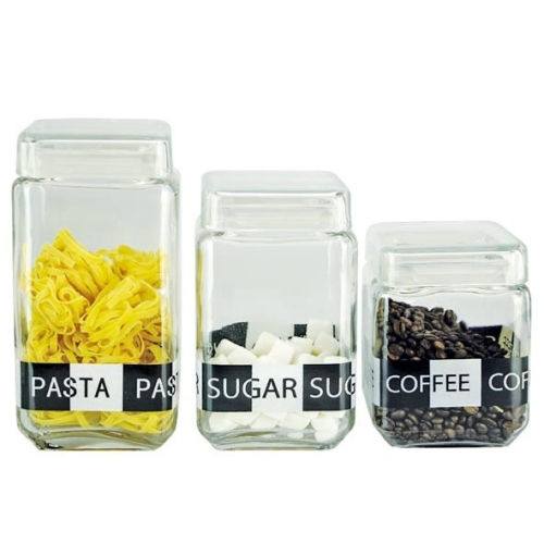 glass candy jars with the stainless lid