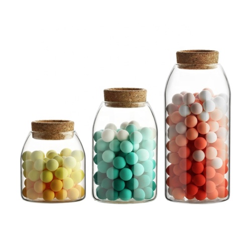 Special shape Food Storage Jars with bamboo lid