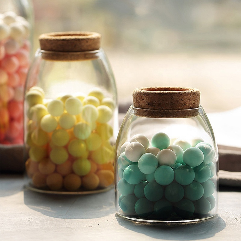 Special shape Food Storage Jars with bamboo lid