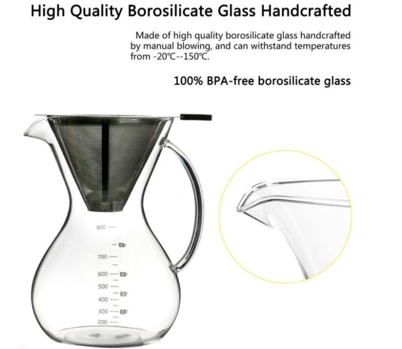 Glass coffee pot