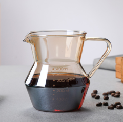 colorful glass coffee pot