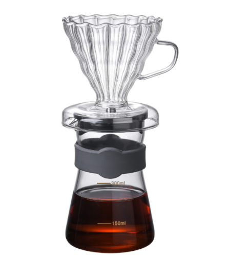 colorful glass coffee pot