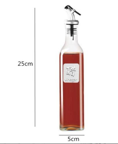 glass oil &amp; vinegar bottles