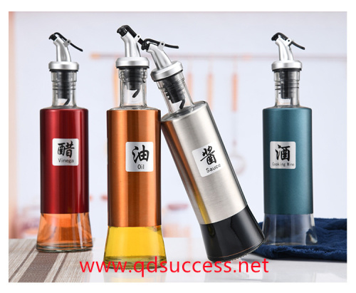 glass oil &amp; vinegar bottles