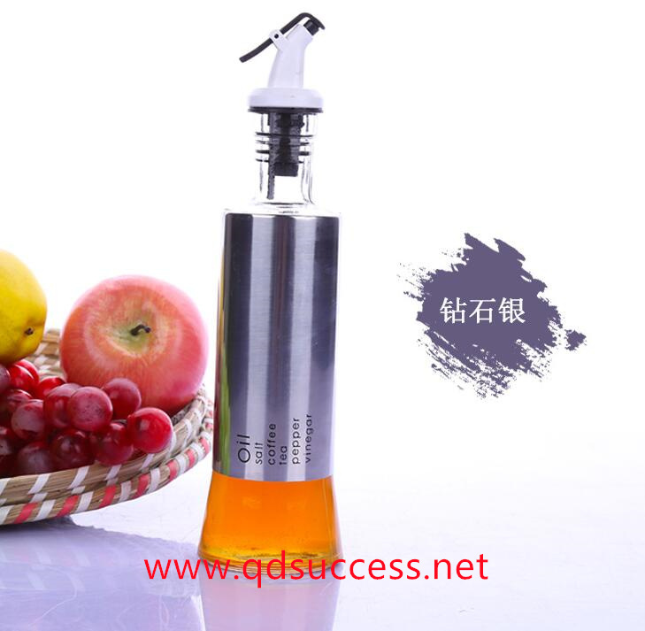 glass oil & vinegar bottles