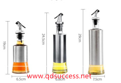glass oil & vinegar bottles