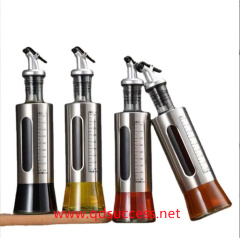 glass oil & vinegar bottles