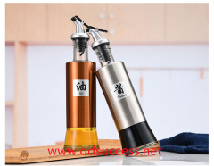 glass oil & vinegar bottles