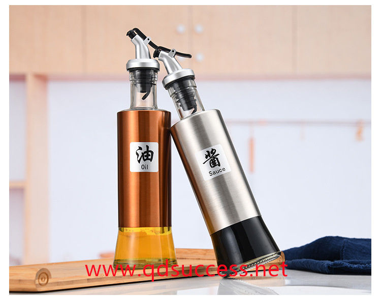 glass oil & vinegar bottles