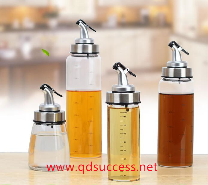 glass oil & vinegar bottles