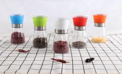 glass spice bottles