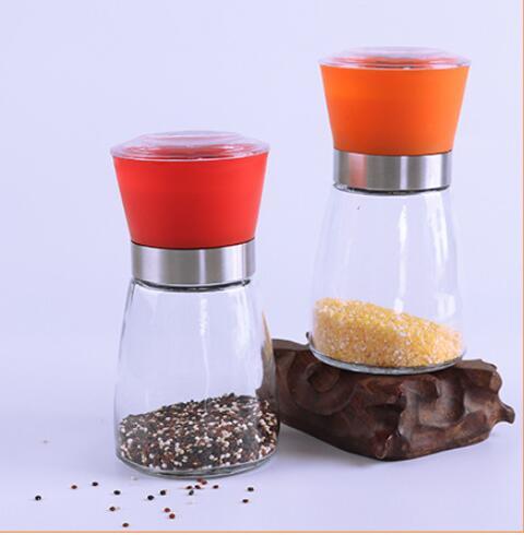 glass spice bottles