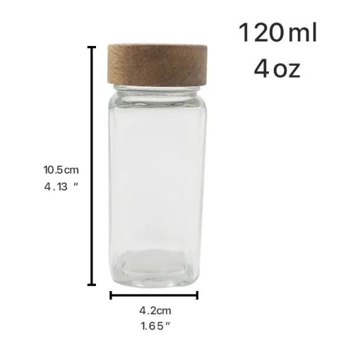 glass spice bottles