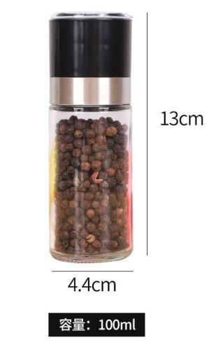 glass spice bottles