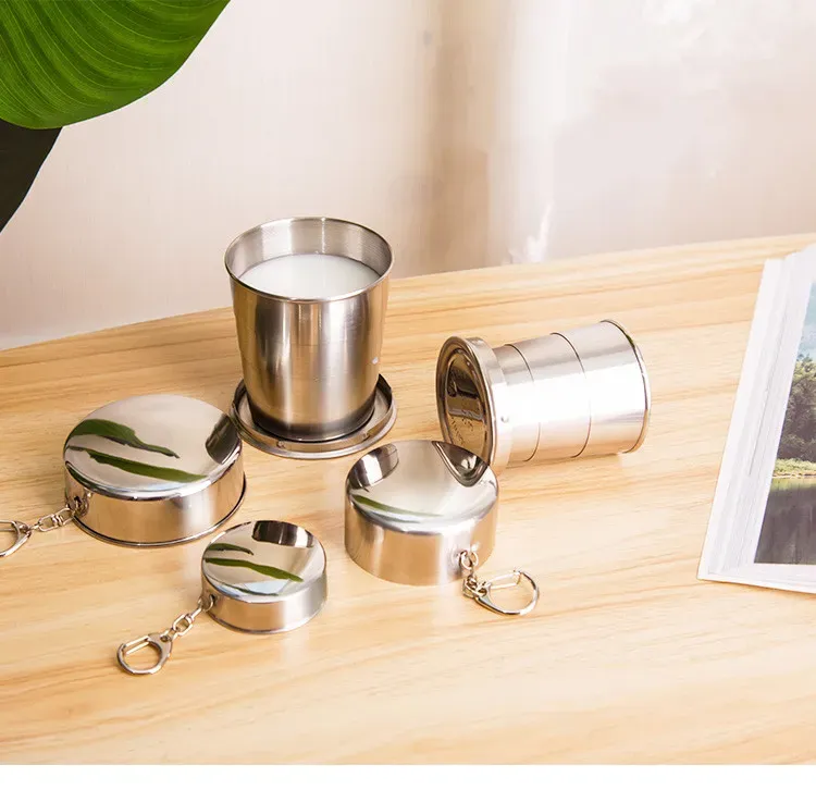 304 stainless steel retractable cup