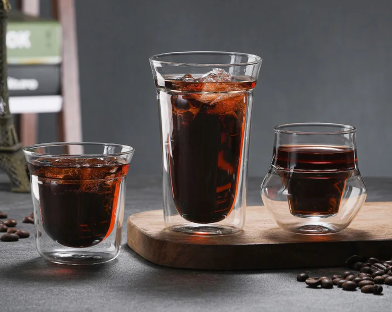 Double-walled Glass Coffee Cup