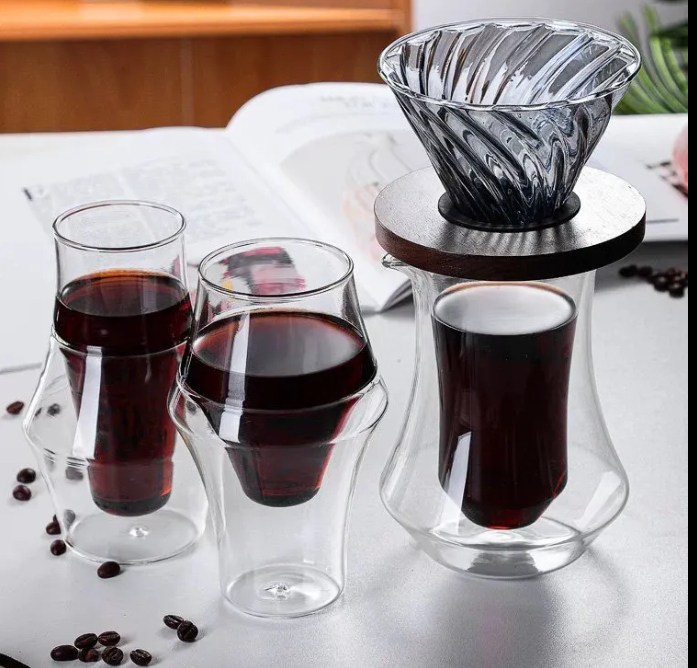 Double-walled Glass Coffee Cup