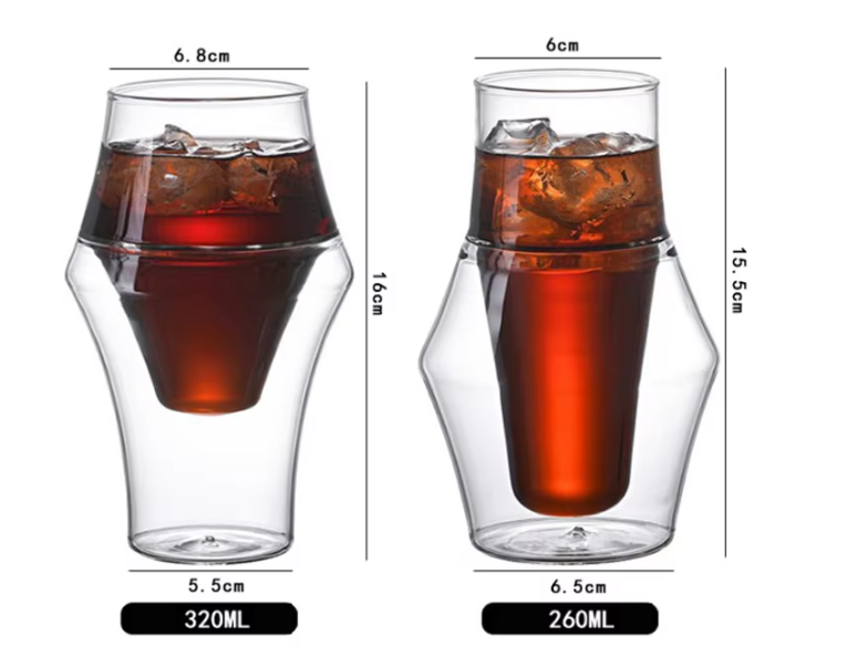 Double-walled Glass Coffee Cup