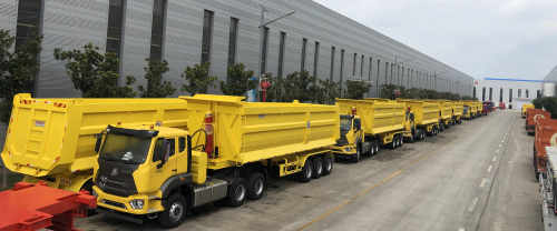 50 Units Dump trailer are exported to Nigeria