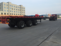 Extended Flat Bed Semi trailer