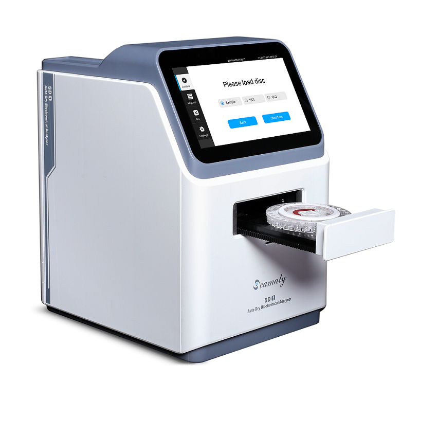 Portable Lab Blood Chemistry Analyzer with Touch Screen