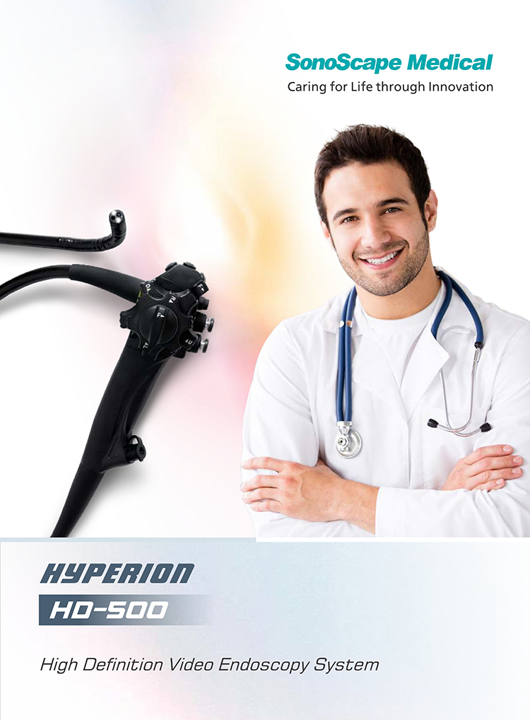 Medical High Definition Video Endoscopy System SonoScape HD500,Video Endoscope