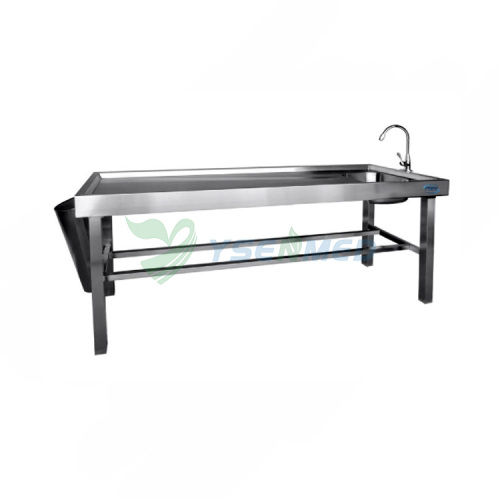 SUS Stainless Steel Anti Corrosion Corpse Perfusion Table YSGZT200
