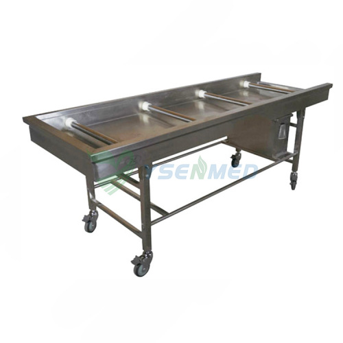 SUS Stainless Steel Anti Corrosion Corpse Perfusion Table YSGZT200