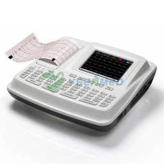 6 Máquina de ECG inalámbrica portátil de 6 canales para uso médico SE-601