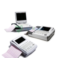 EKG Device 12 Channel 12 Lead ECG Touch Screen Electrocardiograph Machines SE-12