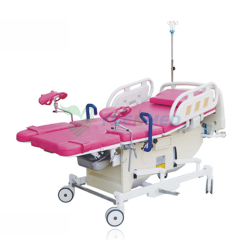 Lit de patient d'accouchement électrique en gynécologie