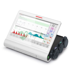 Medical Fetal and Maternal Monitor with 15 Inch Foldable Color Touch Screen Edan F15