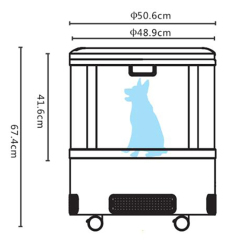 Veterinary Medical Veterinary Dry Cabinet Pet Grooming Equipment Hair Drying Cabinet YSVET-GZ-K6