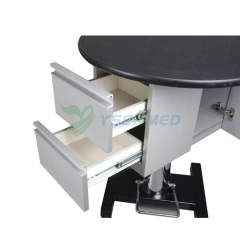 Round Hydraulic Grooming Table with Cabinet YSFT-805C