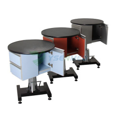Round Hydraulic Grooming Table with Cabinet YSFT-805C