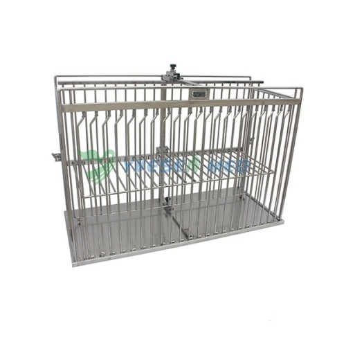 Veterinary restraining cage for injection YSVET700A