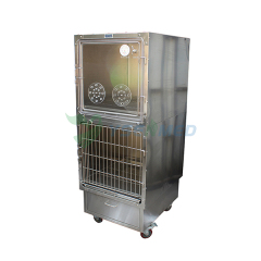 Jaula de oxígeno veterinario inoxidable YSVET610B