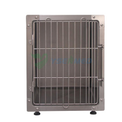 Cage modulaire professionnelle de chien d'acier inoxydable avec le coin arrondi YSKA-509