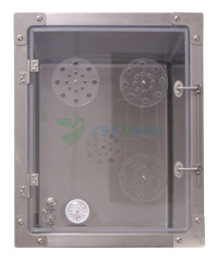 Cage modulaire professionnelle de chien d'acier inoxydable avec le coin arrondi YSKA-509