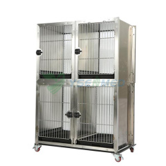 Jaula para mascotas con pantalla de acero inoxidable YSKA-505D