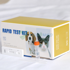 Tiras de prueba rápidas veterinarias de YSENMED Prueba rápida del anticuerpo del virus del moquillo canino del Ab CDV