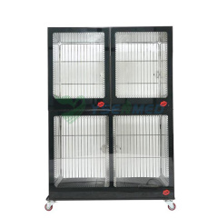 Jaula para mascotas con pantalla de acero inoxidable YSKA-505D