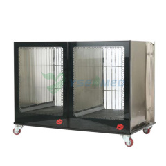 Jaula para mascotas con pantalla de acero inoxidable YSKA-505D