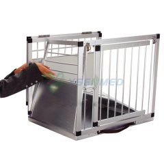 YSKA-601 Aluminium Pliant Dog Show Cage Car Transport Cage Pet Carrier