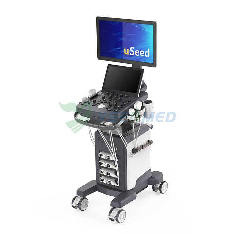 Ultrasound carotid artery scanning in PW mode with YSENMED YSB-VIV20 color doppler ultrasound system.